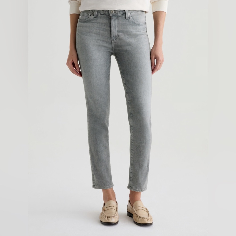 AG Adriano Goldschmied grey the stilt jeans size 28